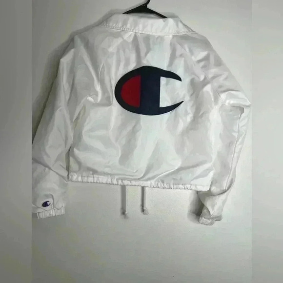 Champion Nylon Cropped Jacket Size Small - Picture 1 of 5